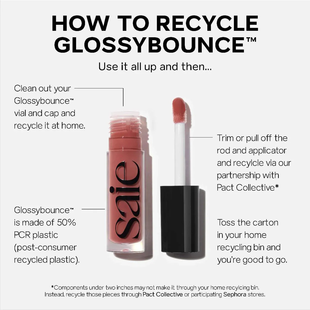 SAIE - Glossybounce Hydrating Lip Oil - réf Shake Shimmer