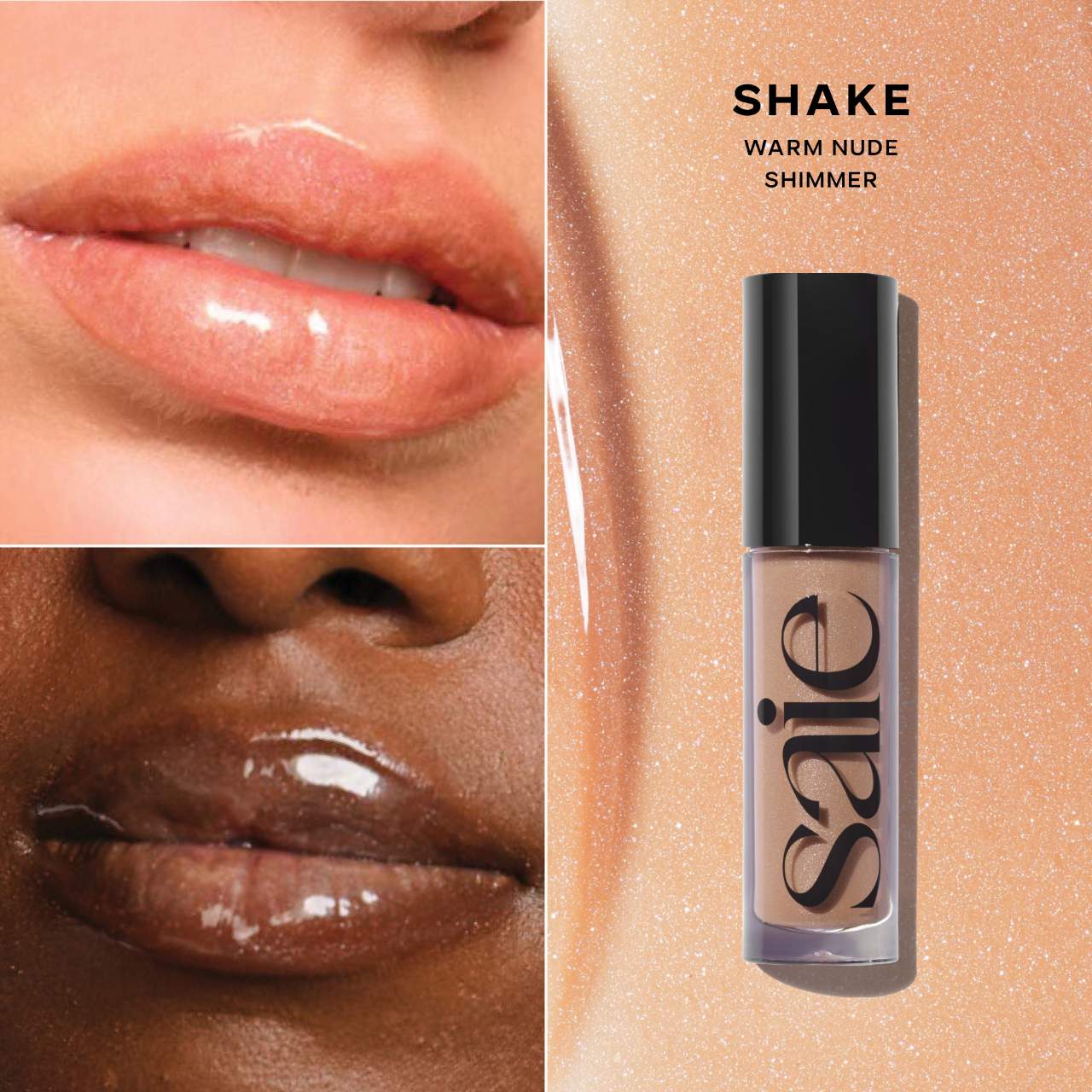 SAIE - Glossybounce Hydrating Lip Oil - réf Shake Shimmer