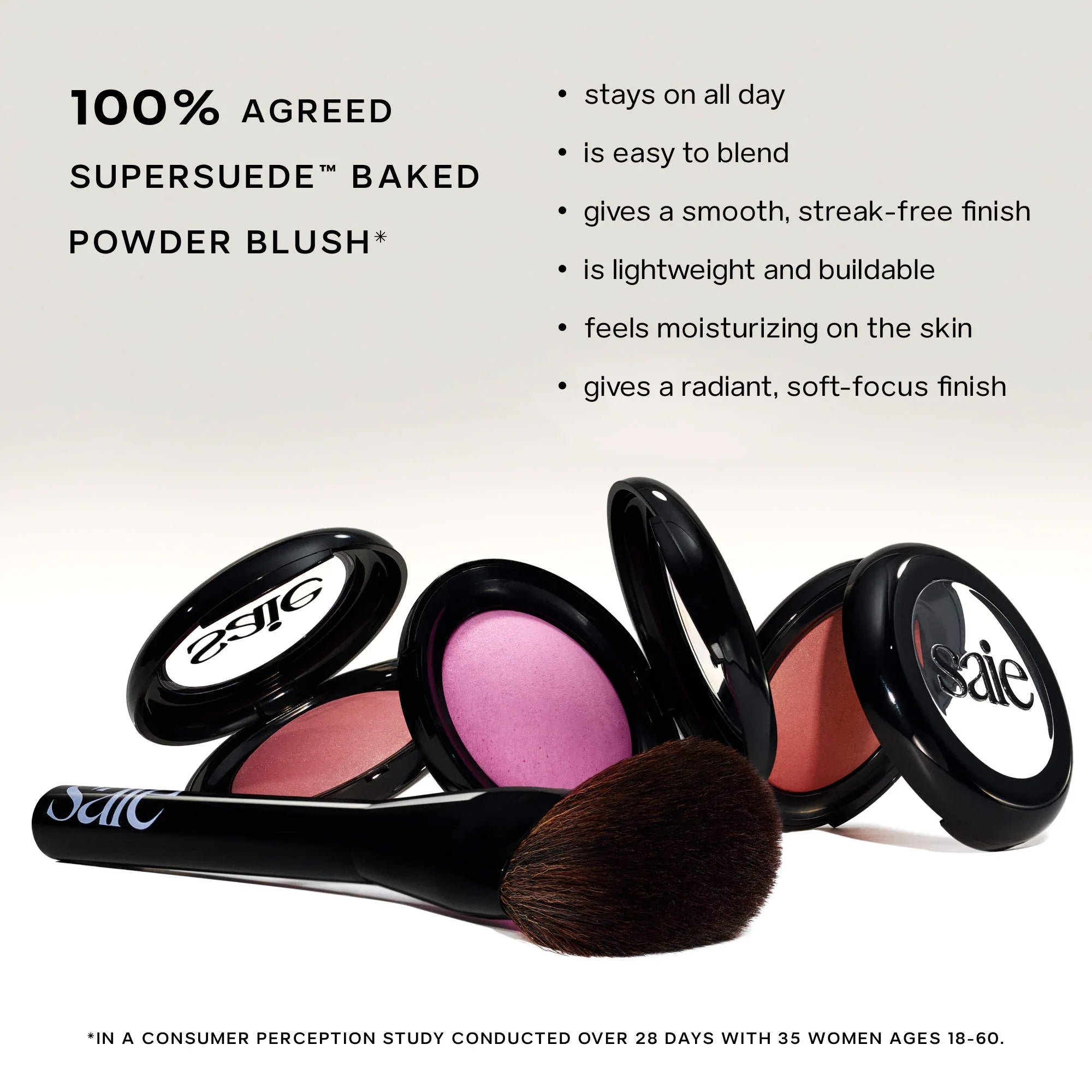SAIE - Supersuede Radiant Blush Powder - réf Grazie