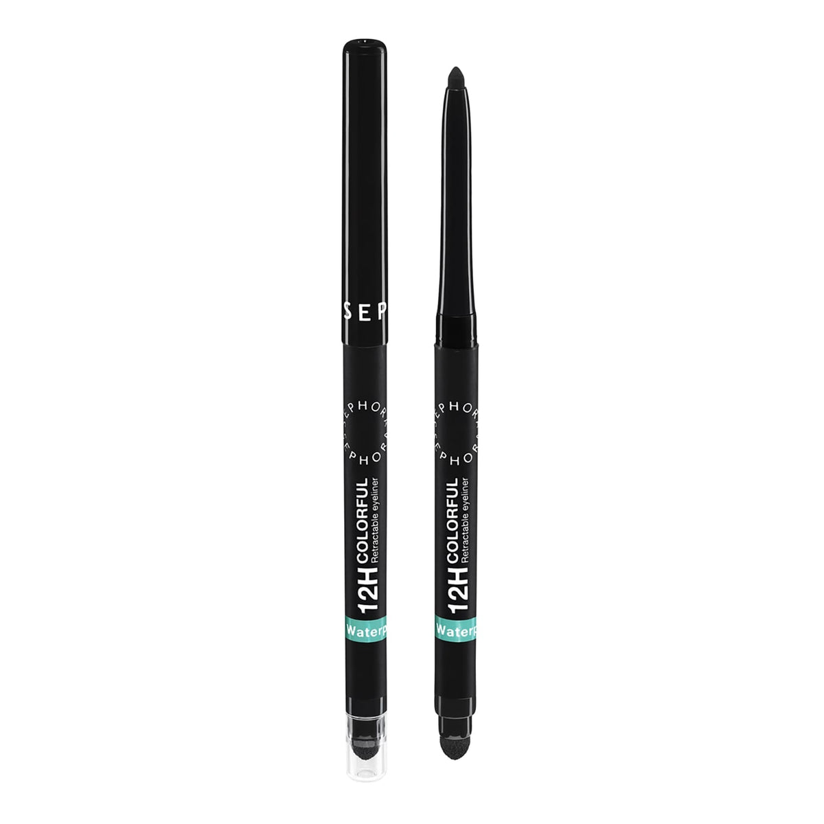 SEPHORA - 12H COLORFUL - Crayon yeux rétractable Waterproof-01 Matte Black