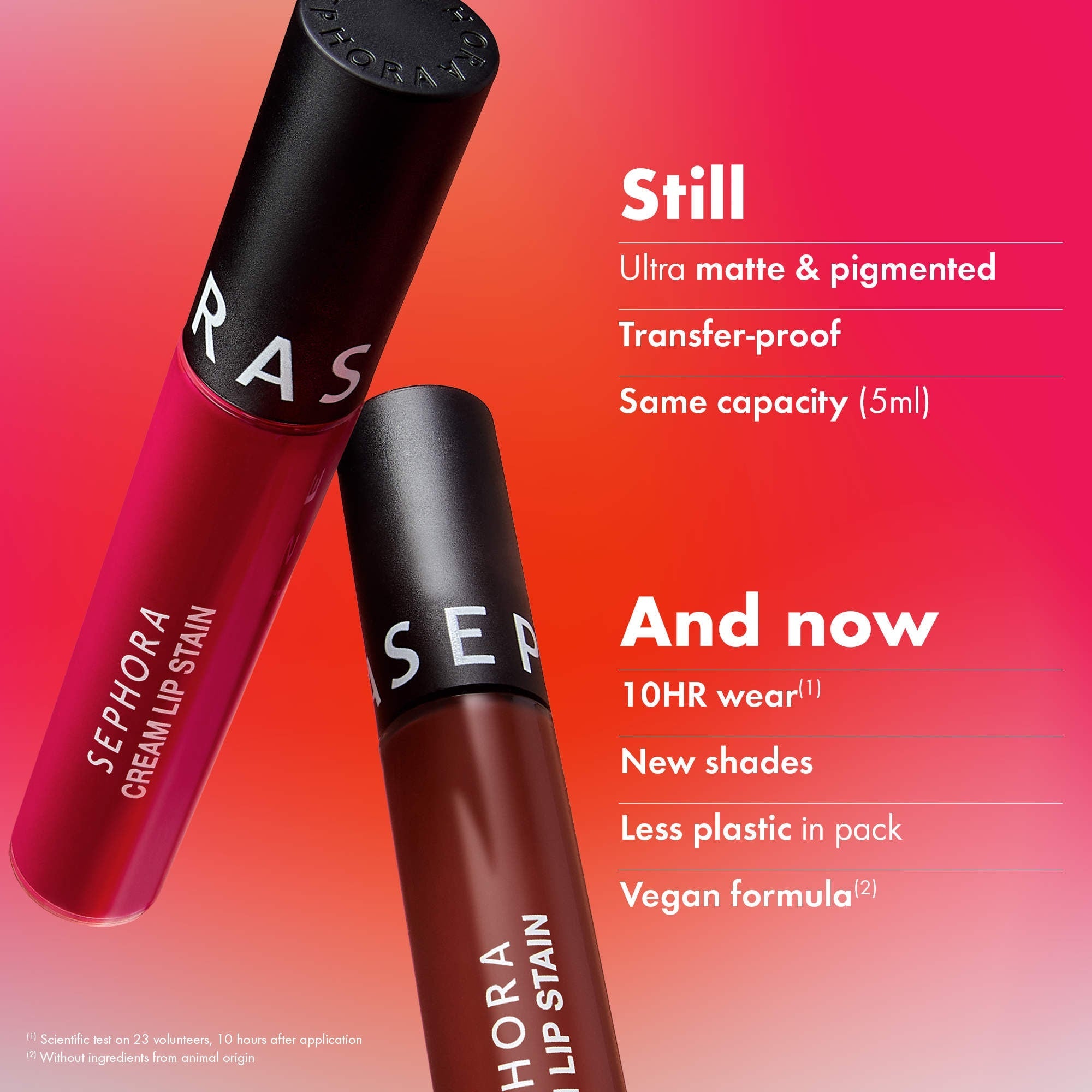 SEPHORA - 5 Cream Lip Stain Set
