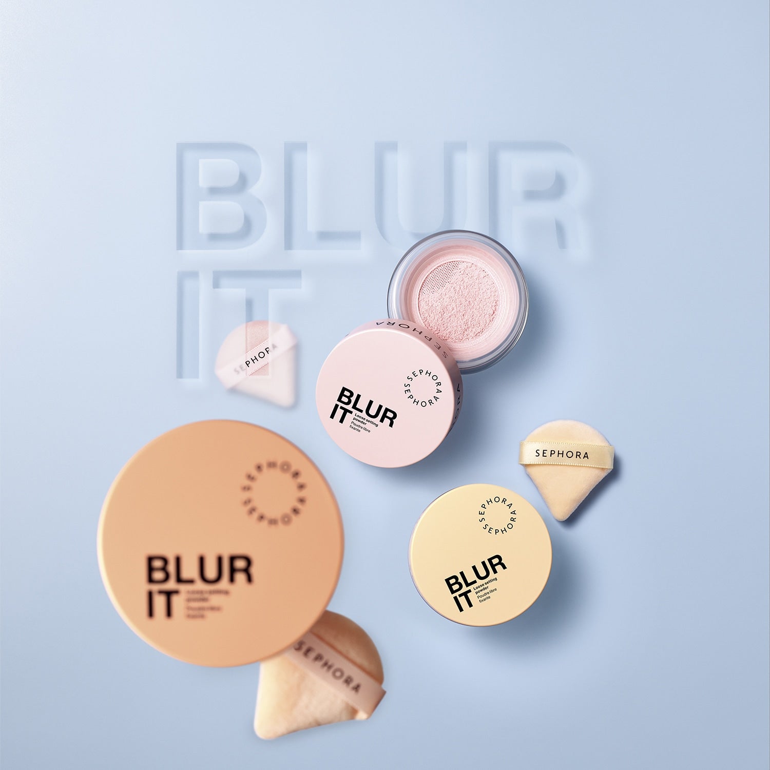 SEPHORA - BLUR IT - Poudre libre fixante -02 Brightening peach (7,5 g)