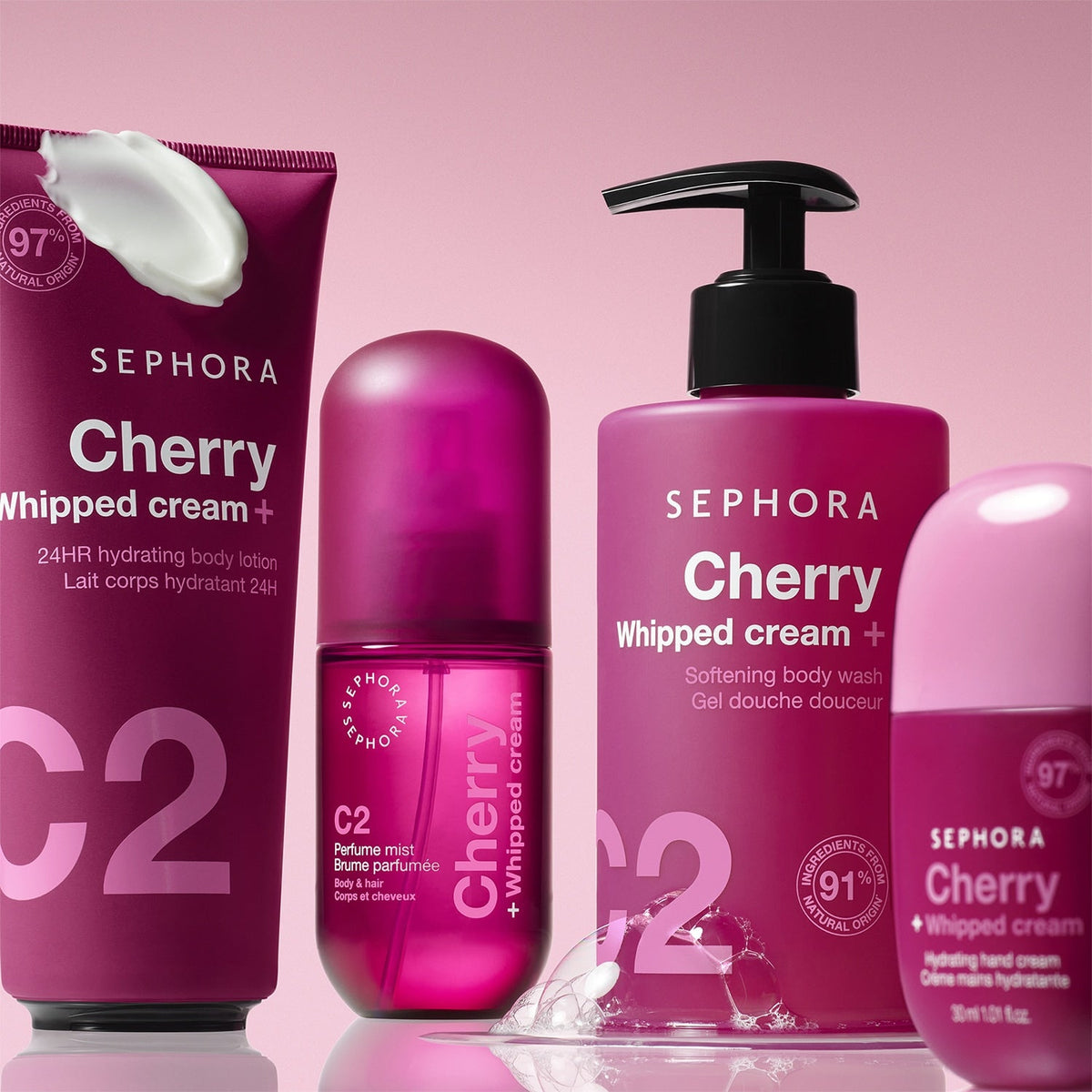 SEPHORA - Brume parfumée corps et cheveux - Cerise + crème fouettée -100ml