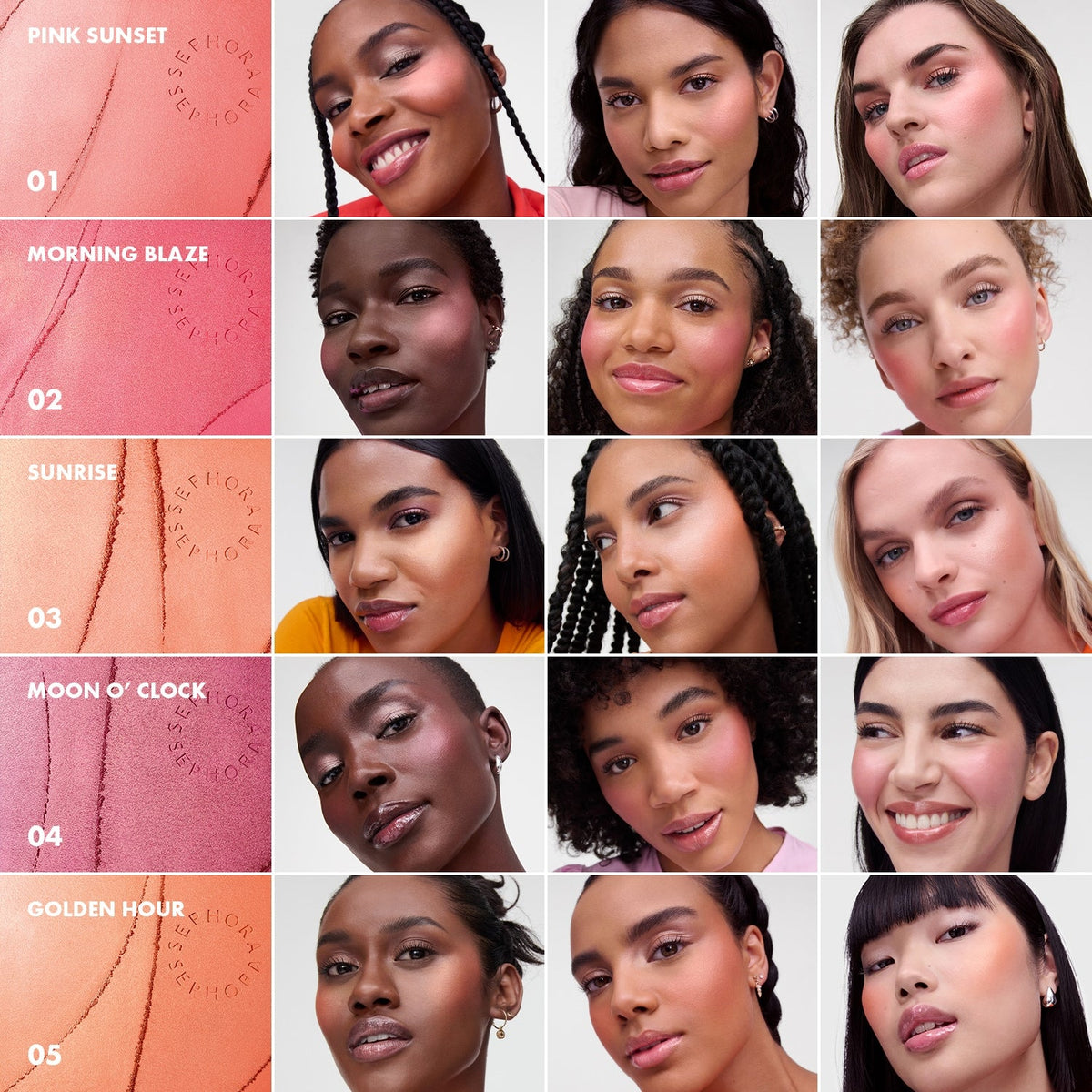 SEPHORA - Colorful Blush Glaze - 01 Pink sunset (3,50 g)