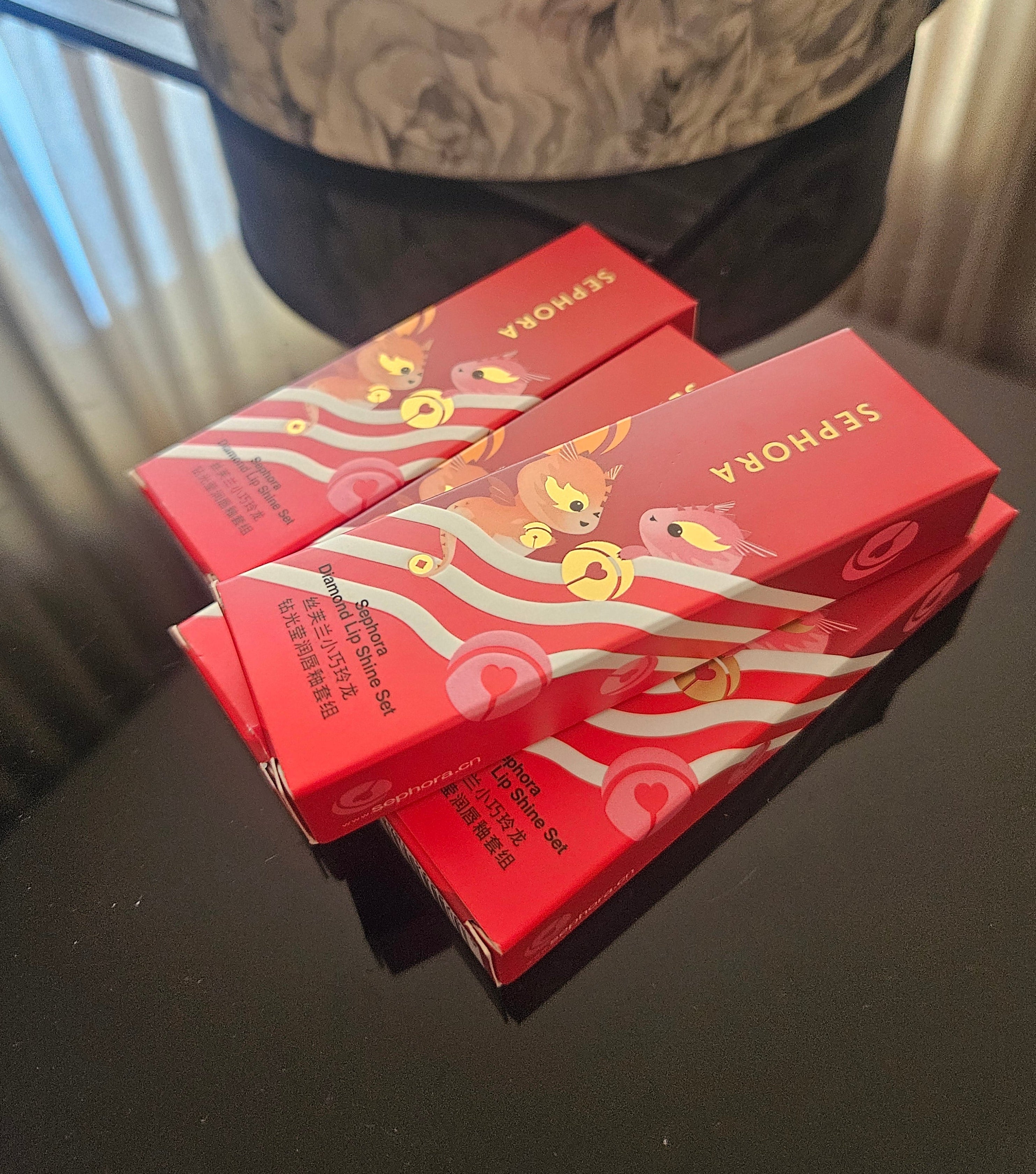 SEPHORA - Diamond Lip Shine Set Duo - Chinese Edition ( 2pcs )