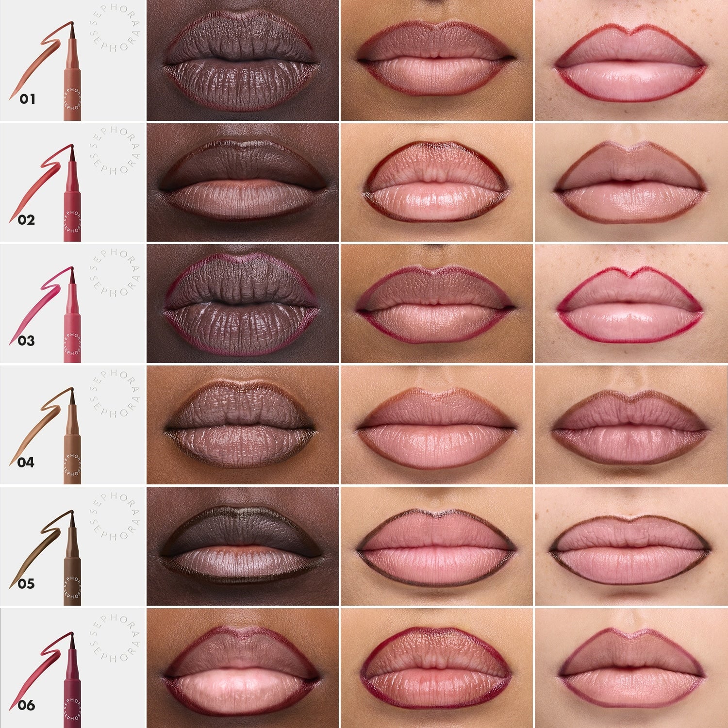 SEPHORA -LIP TINT FELT LINER - 02 Rosewood trace (1 ml)