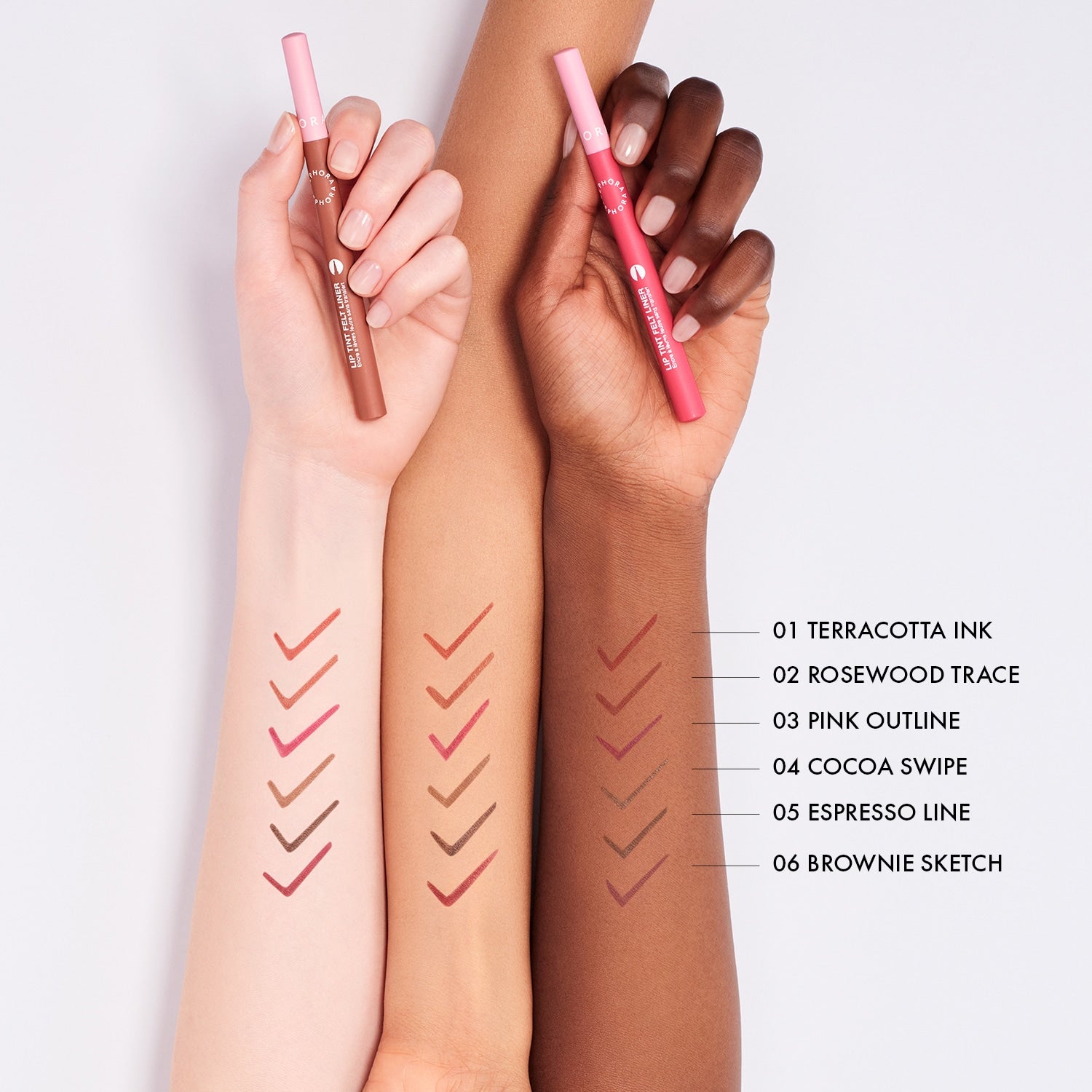 SEPHORA -LIP TINT FELT LINER - 02 Rosewood trace (1 ml)