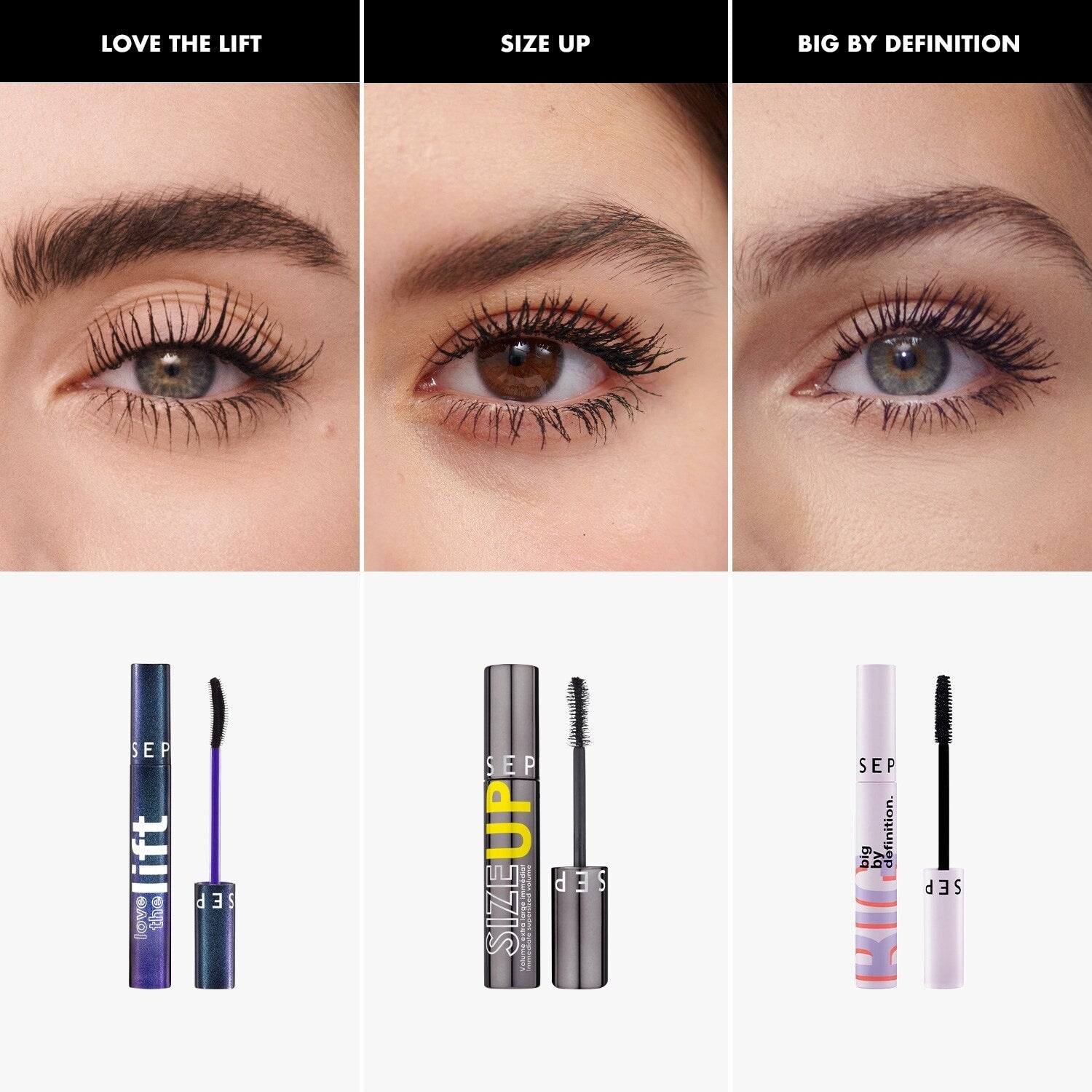 Sephora - LOVE THE LIFT - Mascara courbe instantanée et volume lifté - Ultra Black