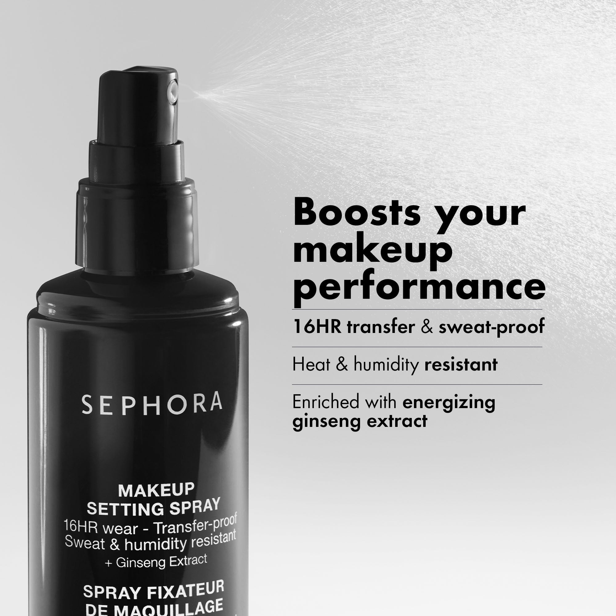 SEPHORA - MINI Spray Fixateur de Maquillage Ginseng - 40ml