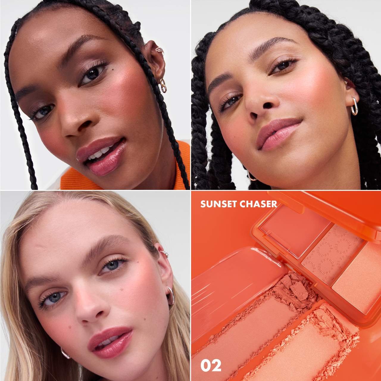 SEPHORA - Palette Blush Blush Blush - réf 02 Sunset Chaser