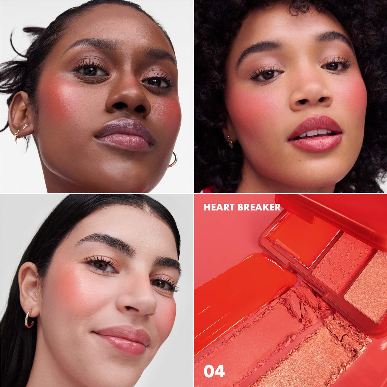 SEPHORA - Palette Blush Blush Blush - réf 04 Heart Breaker