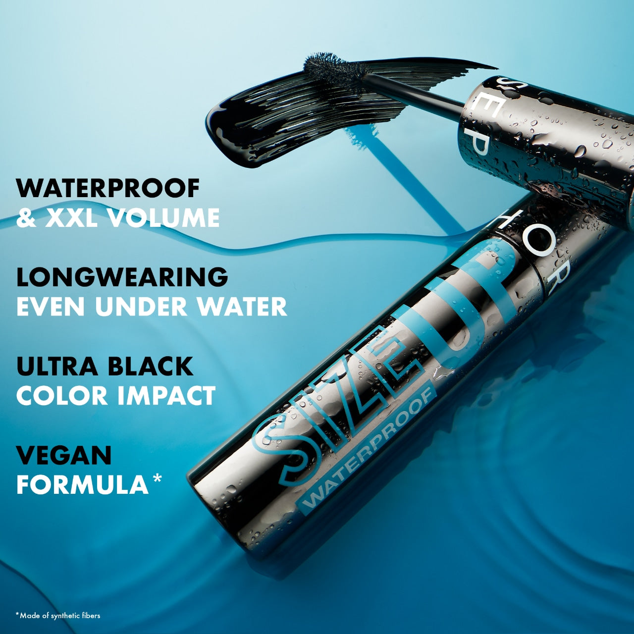 SEPHORA - Size Up Mascara Volume XXL Immédiat - réf Ultra Black Waterproof Immédiat
