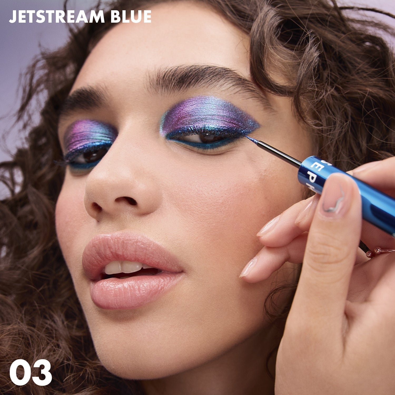 SEPHORA -SPECIAL EFFECTS 12H EYELINER - Fini métal- Réf 03 Jetstream blue