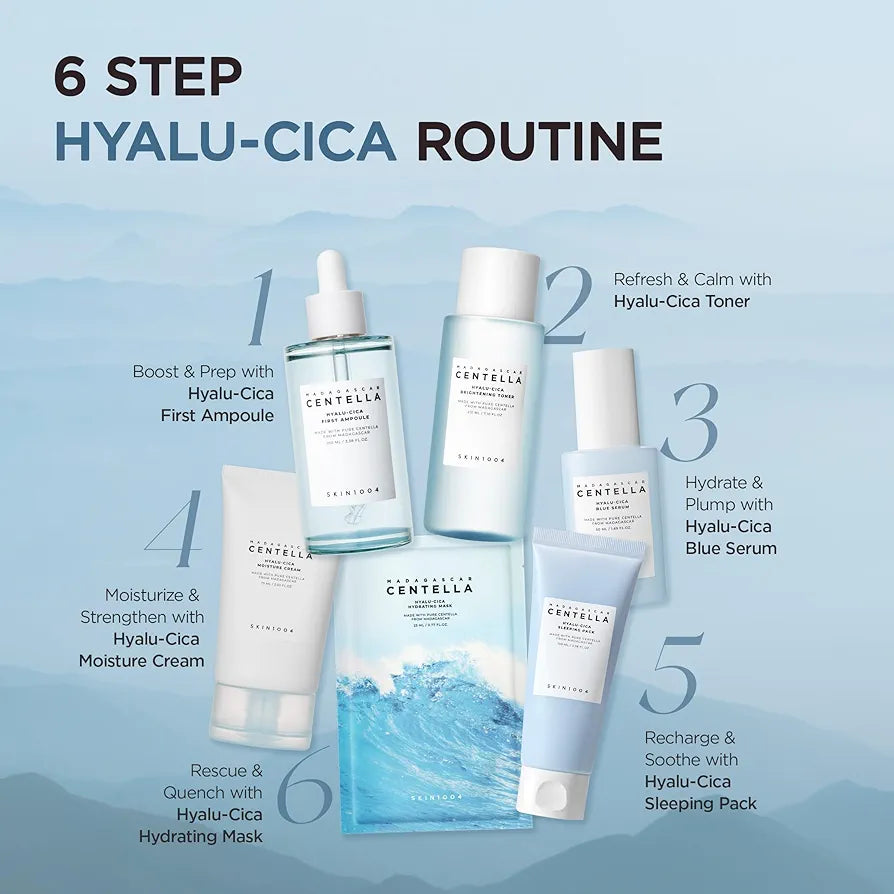 SKIN 1004 - Hyalu-Cica Hydrating Mask Pack ( 5pcs )