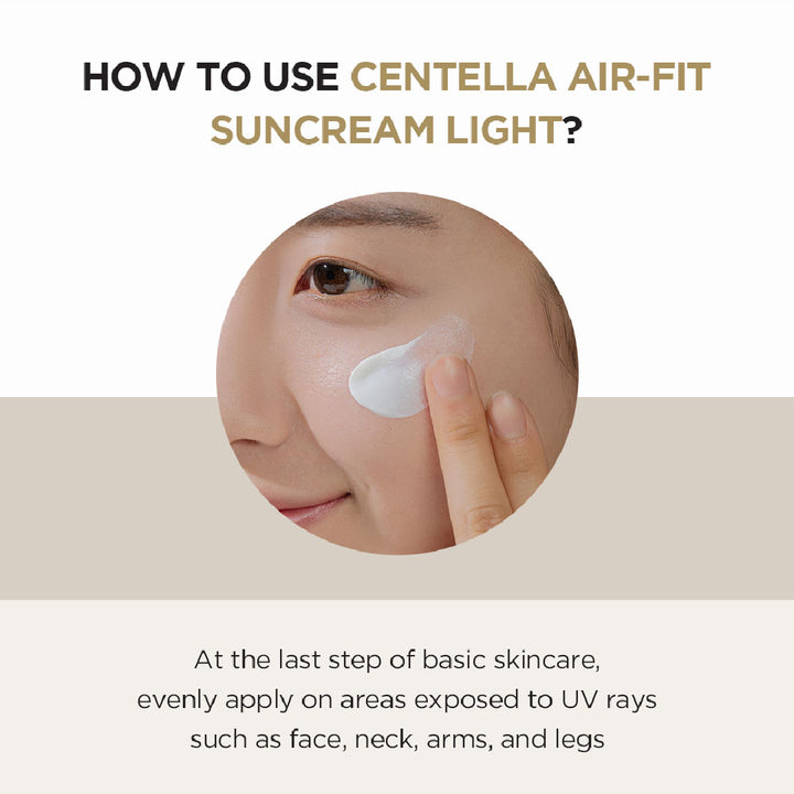 SKIN 1004 - Madagascar Centella Air-Fit Suncream Light SPF30+ – 50ml