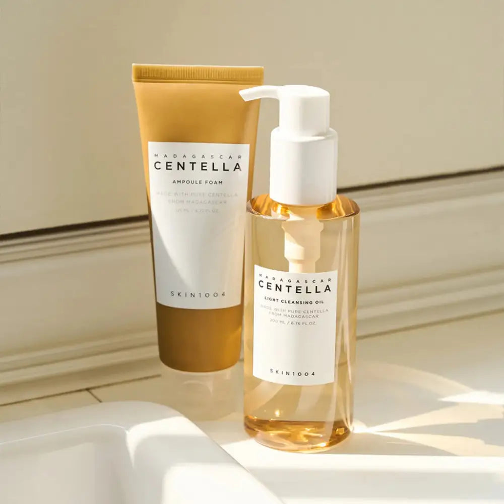 SKIN 1004 Madagascar Centella Double Cleansing Pack Cleansing Oil + Ampoule Foam (2pcs Full Size)