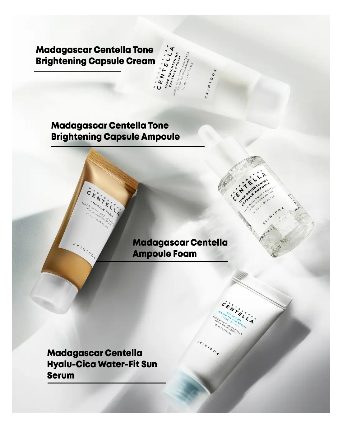 SKIN 1004 - Madagascar Centella Even Tone Kit ( 4pcs )