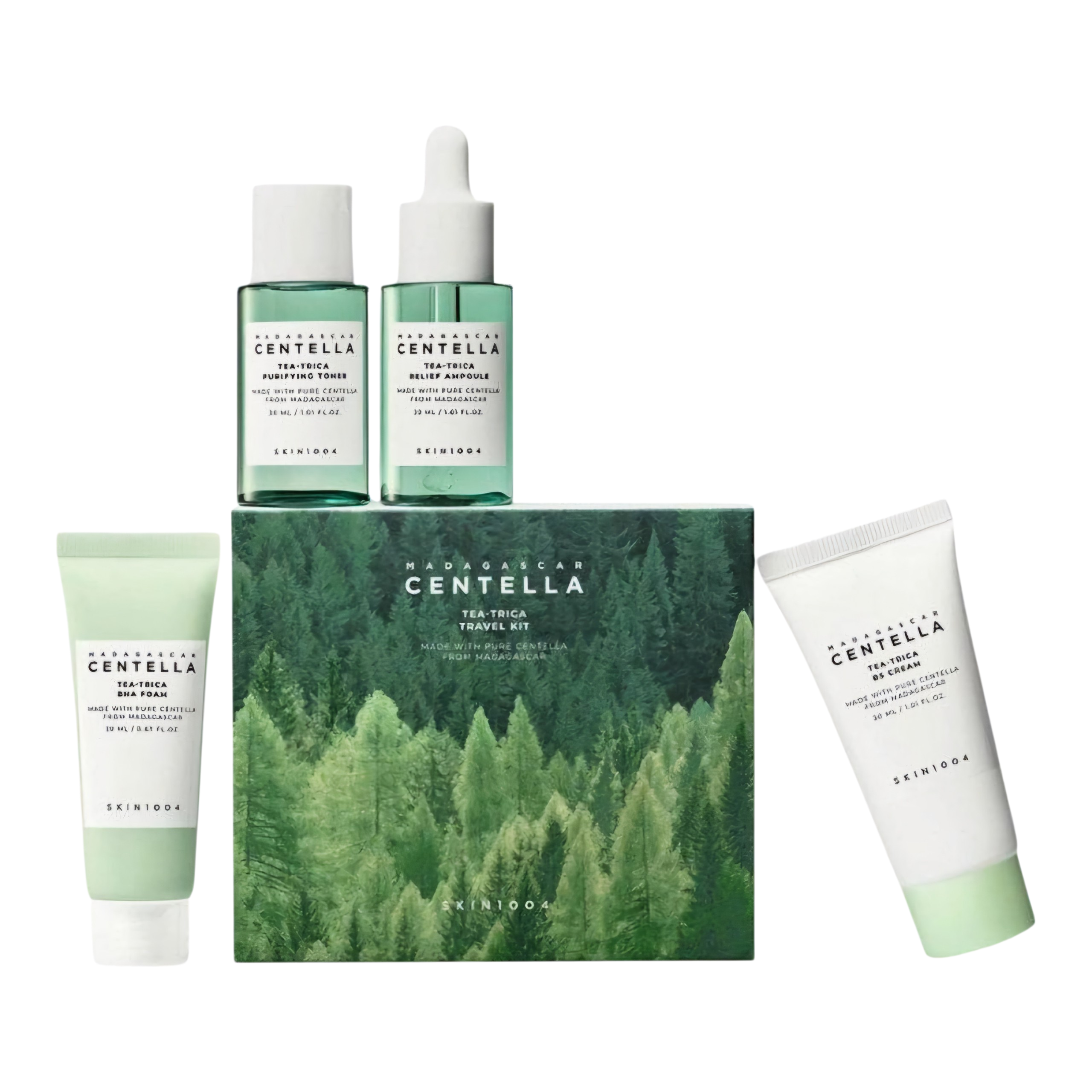 SKIN 1004 - Madagascar Centella Tea Trica Travel Kit ( 4pcs )