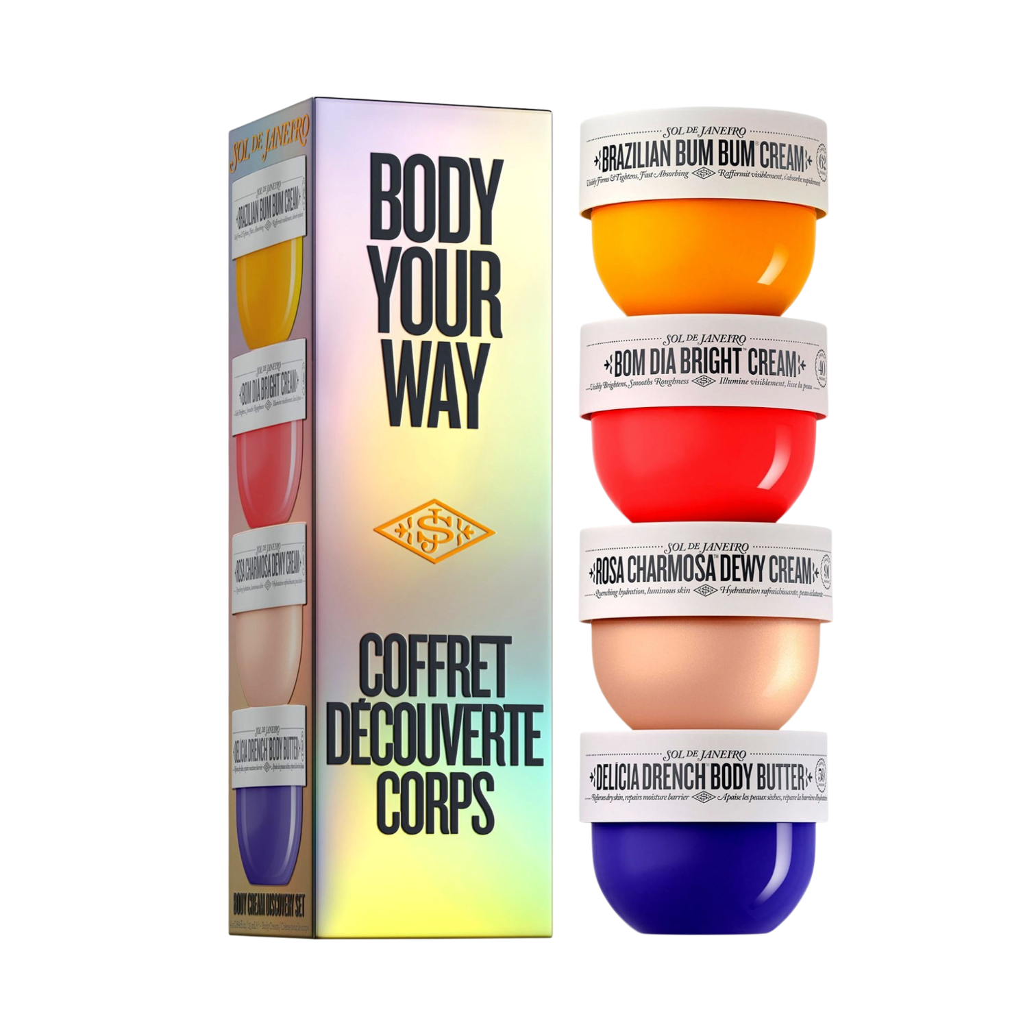 SOL DE JANEIRO - Body Your Way Body Cream Set ( 4pcs MIN x25ml )