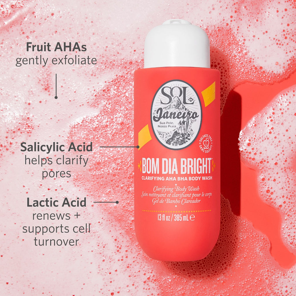 SOL DE JANEIRO - Bom Dia Bright™ - Gel Douche aux AHA BHA 385ml