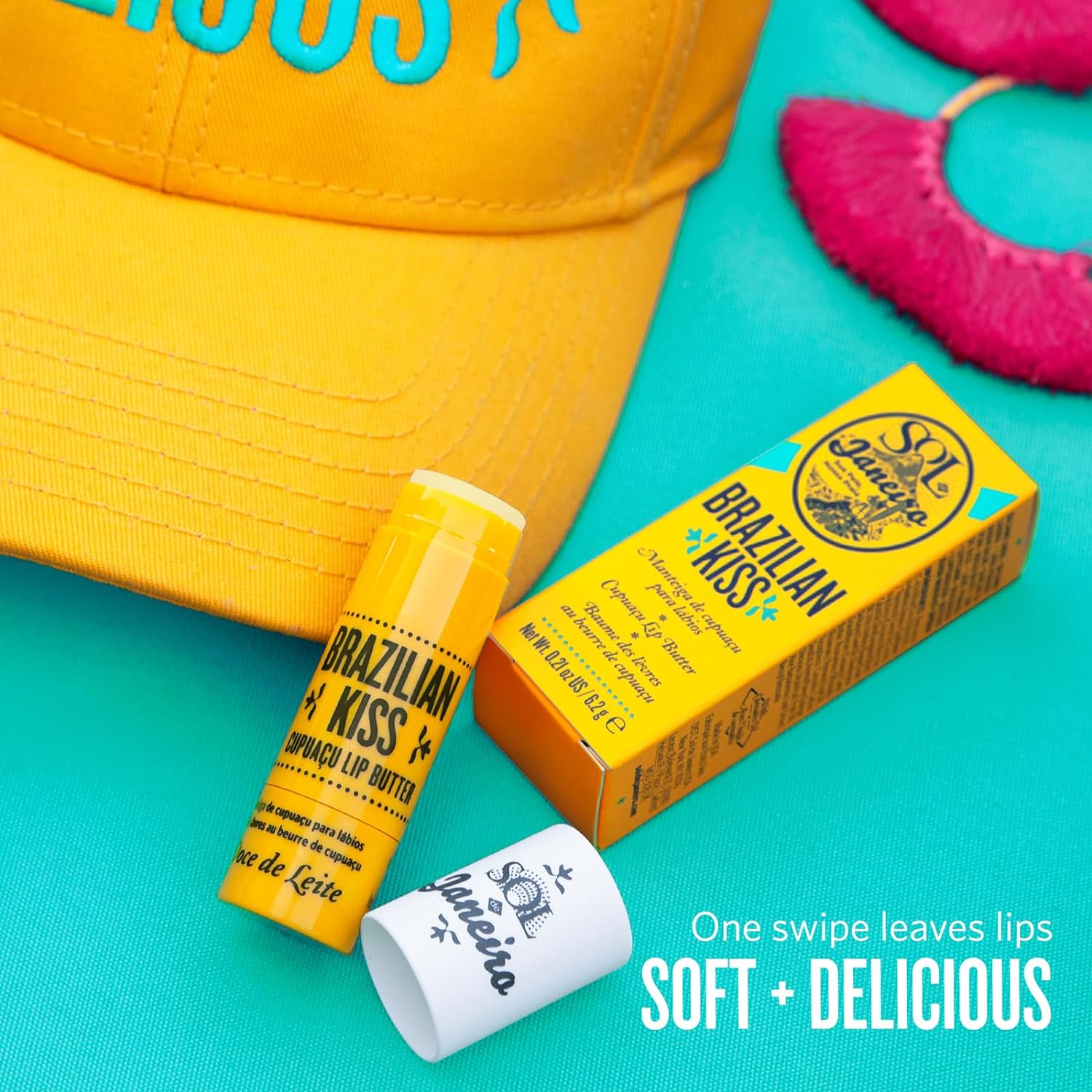 SOL DE JANEIRO - Brazilian Kiss Cupuacu Lip Butter - Baume Lèvres au Beurre de Cupuaçu