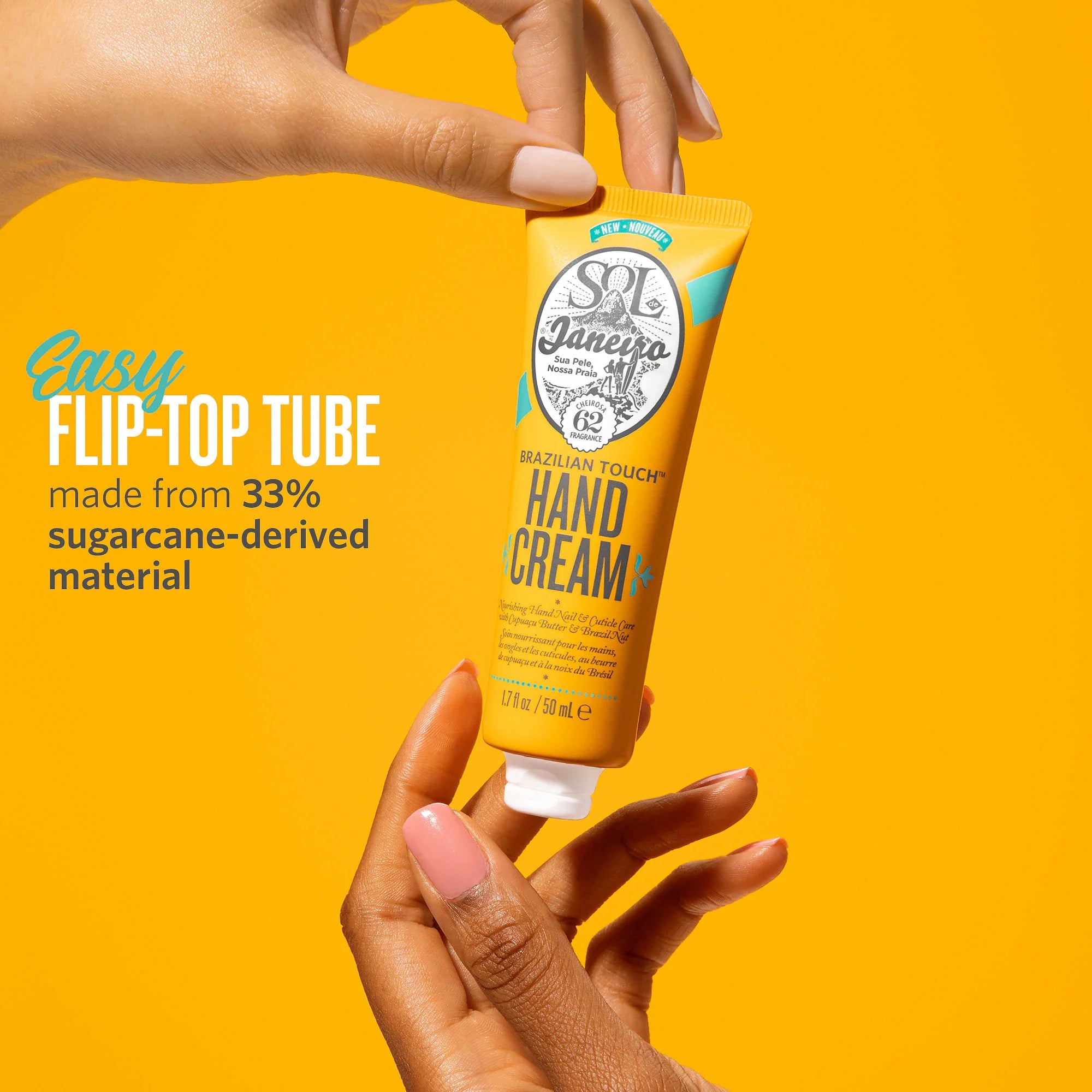 SOL DE JANEIRO - Crème pour les mains Touche Brésilienne, Brazilian Touch - 50ml