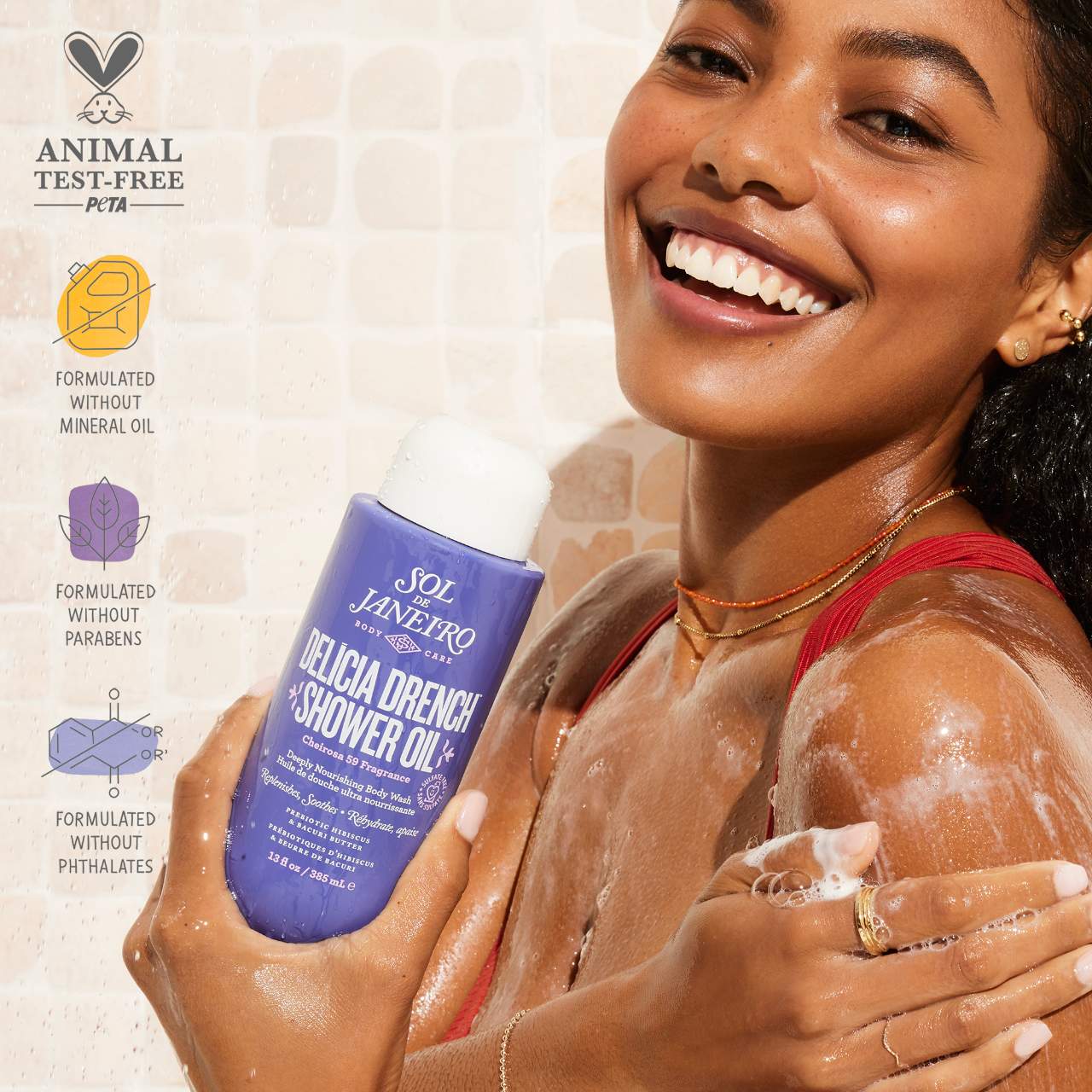 SOL DE JANEIRO - Delicia Drench™ - Huile de  Douche Ultra Nourrissante - 385ml