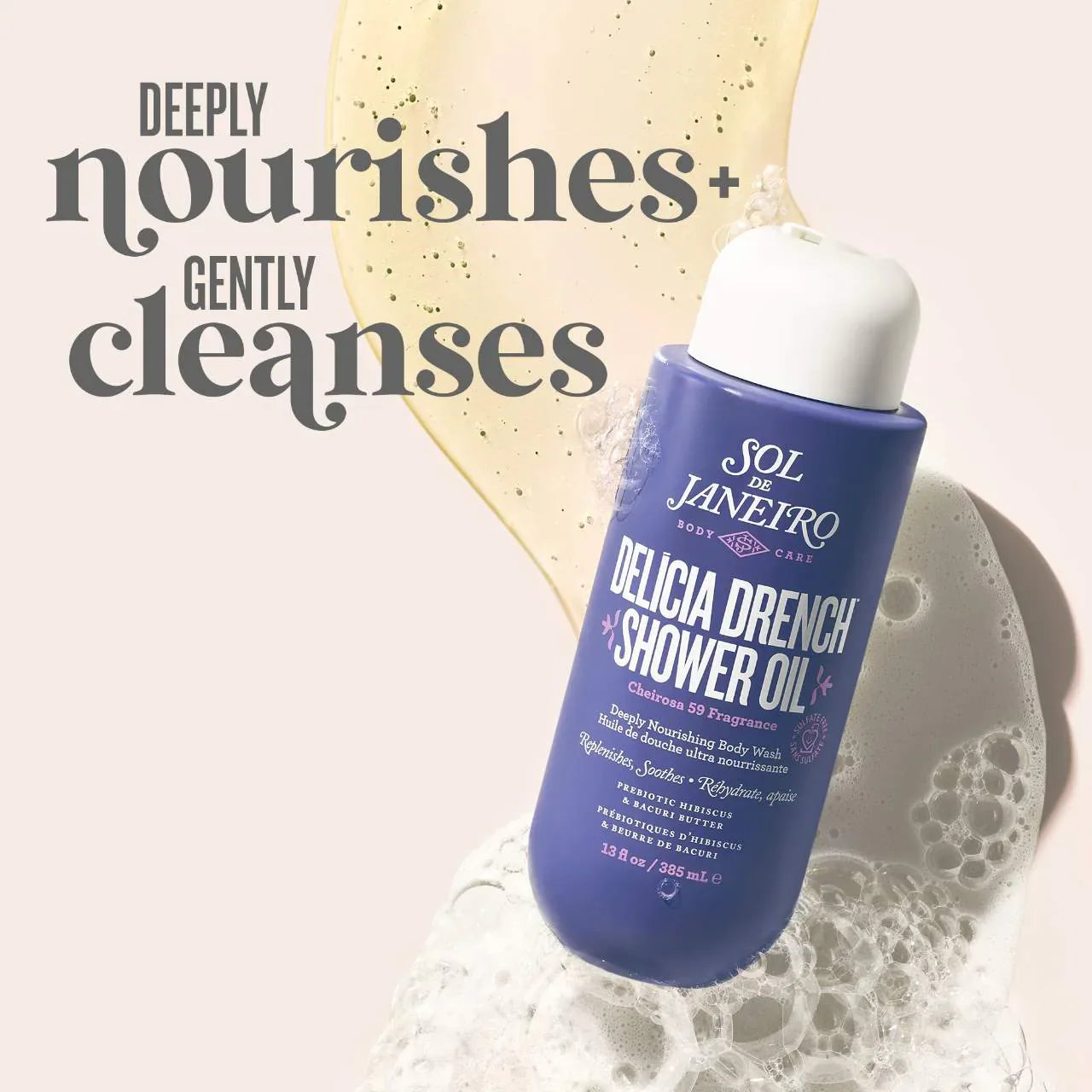 SOL DE JANEIRO - Delicia Drench™ - Huile de  Douche Ultra Nourrissante - 385ml