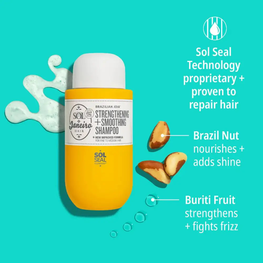 SOL DE JANEIRO - DUO Brazilian Joia™ Strengthening Smoothing Shampoo + Conditioner - 2x295ml crème pour le corps