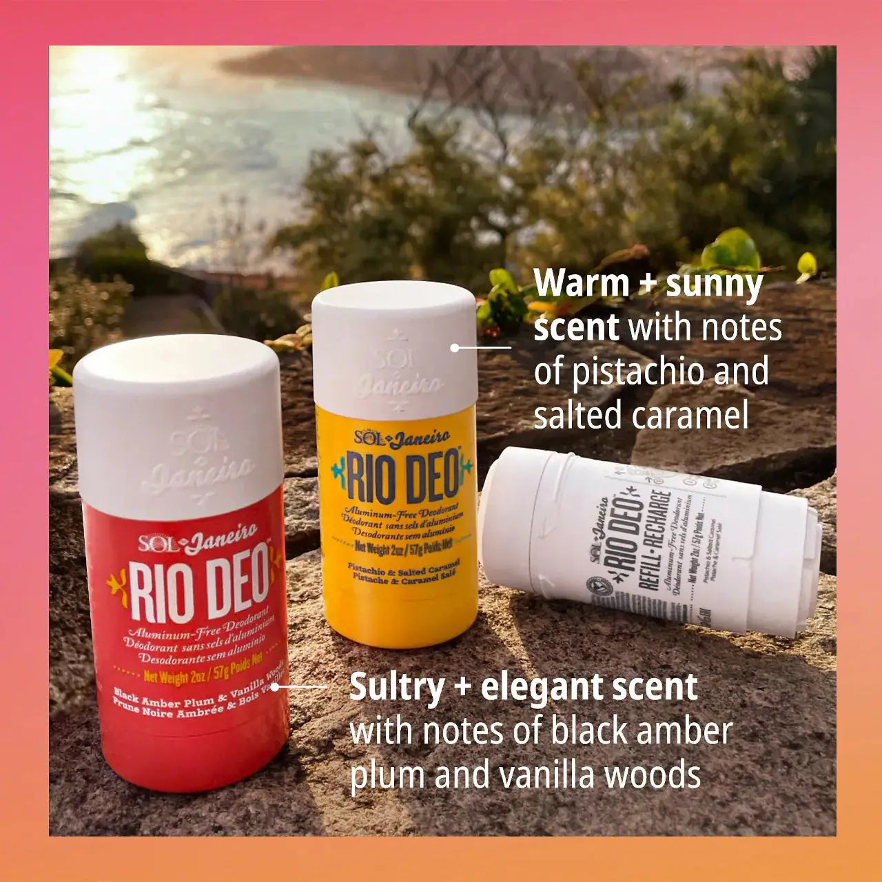 SOL DE JANEIRO - Rio Déo '40
stick déodorant solide sans sels d'aluminium 57g