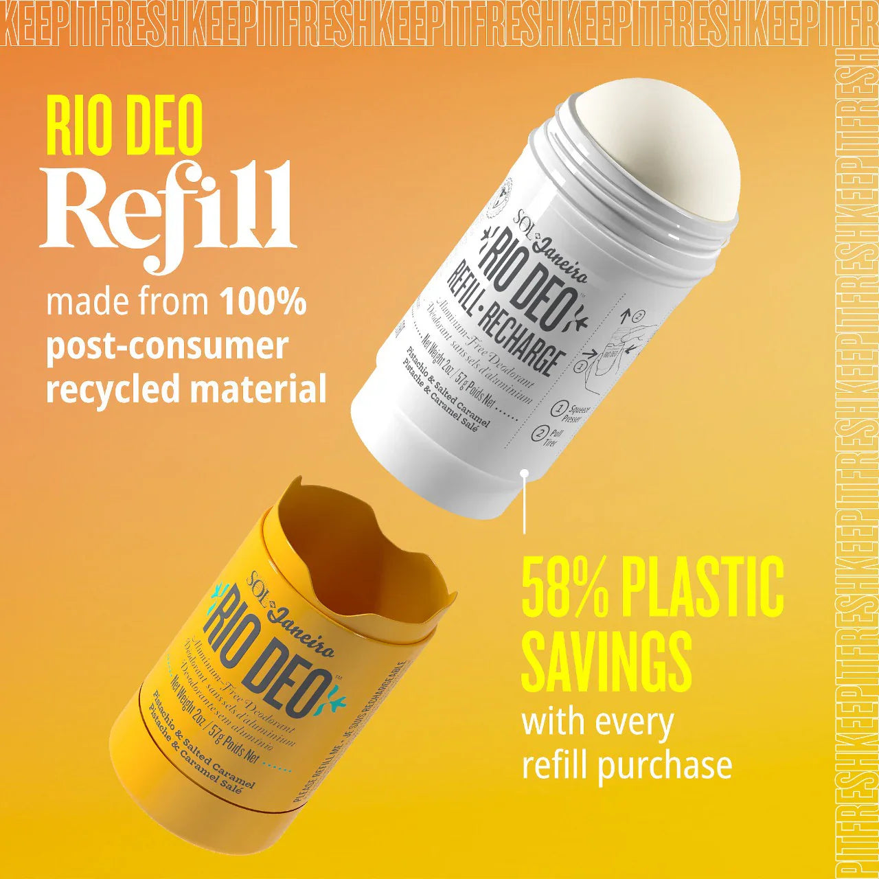 SOL DE JANEIRO - Rio Déo '62 Cheirosa stick déodorant solide sans sels d'aluminium 57g