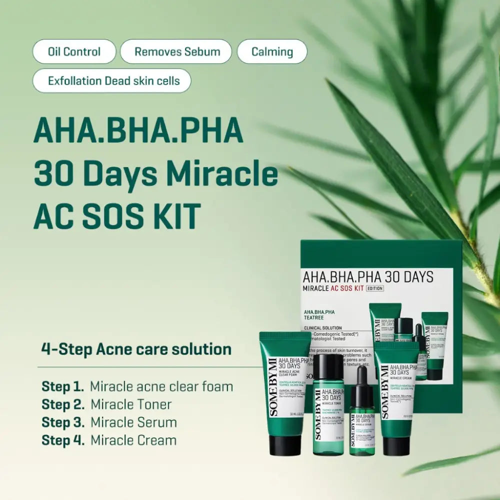 SOME BY MI AHA BHA PHA 30 MIRACLE AC SOS KIT (4pcs MINI)