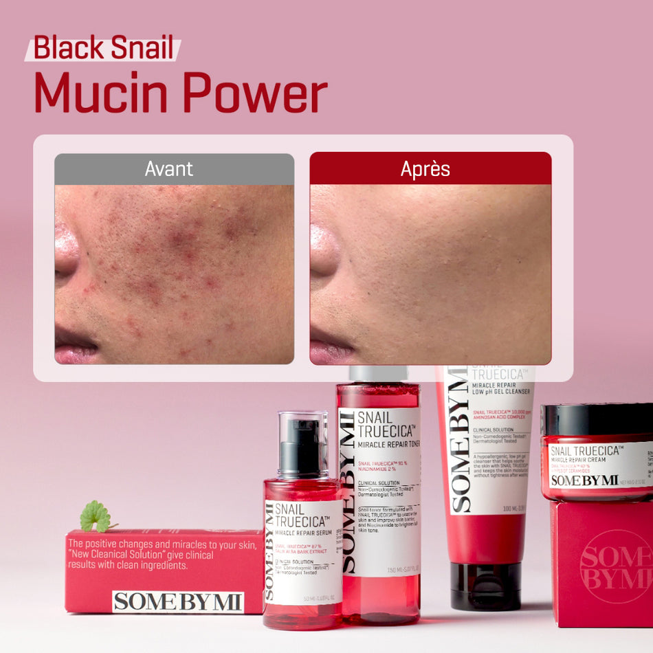 SOME BY MI - SNAIL TRUECICA MIRACLE REPAIR LOW PH GEL CLEANSER - 100ml