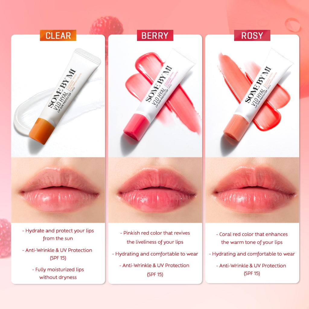 SOME BY MI - V10 Hyal Lip Sun Protector SPF15 - réf Berry 7ml