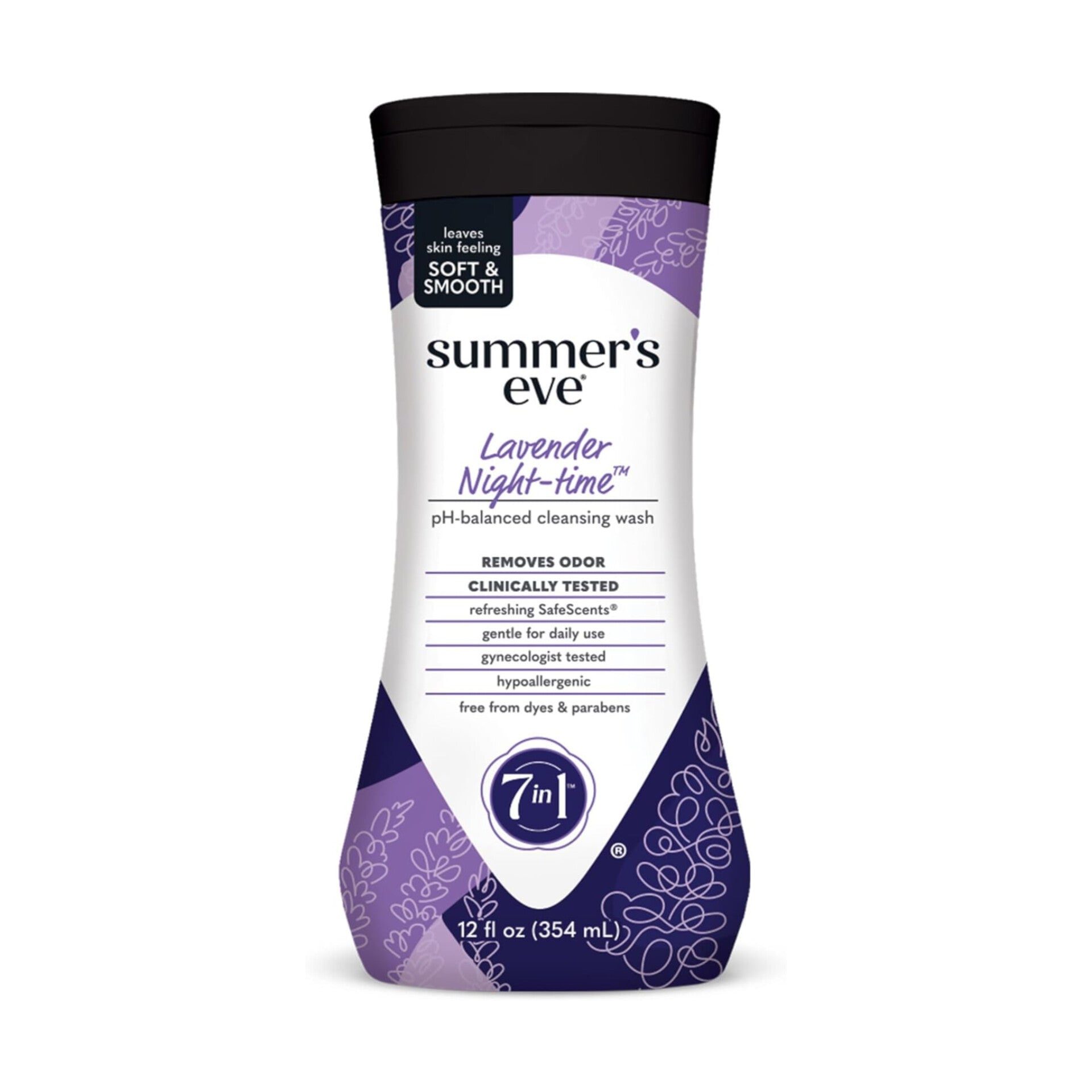 Summer's Eve - Cleansing Wash Lavender Night-time Daily Refreshing All Over Feminine Body Wash - 354ml