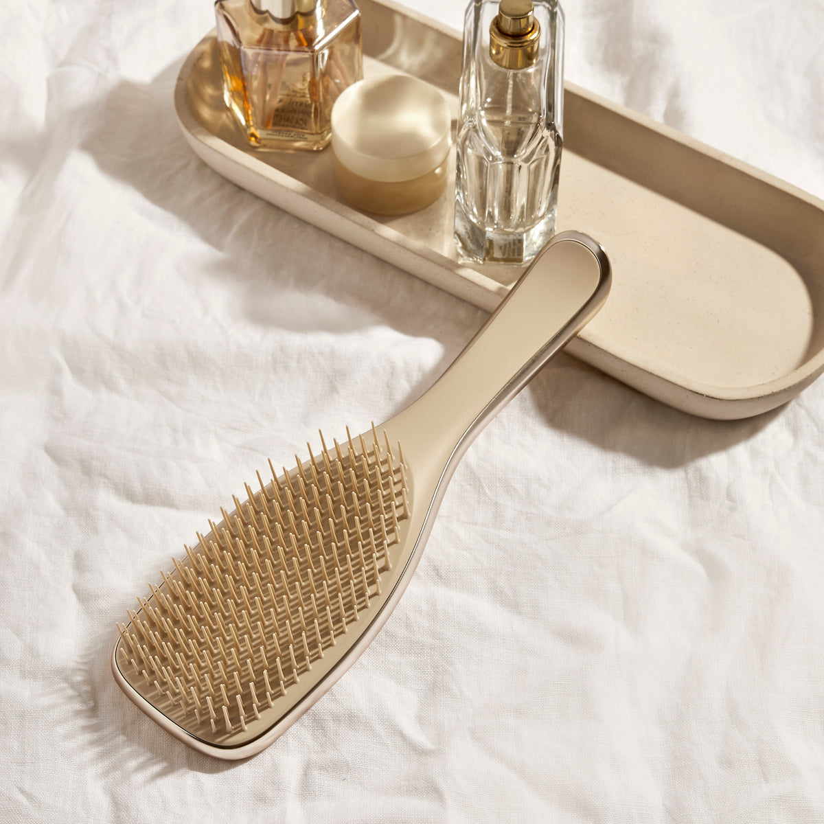 TANGLE TEEZER - The Ultimate Detangler Chrome Brush - réf Champagne Gold