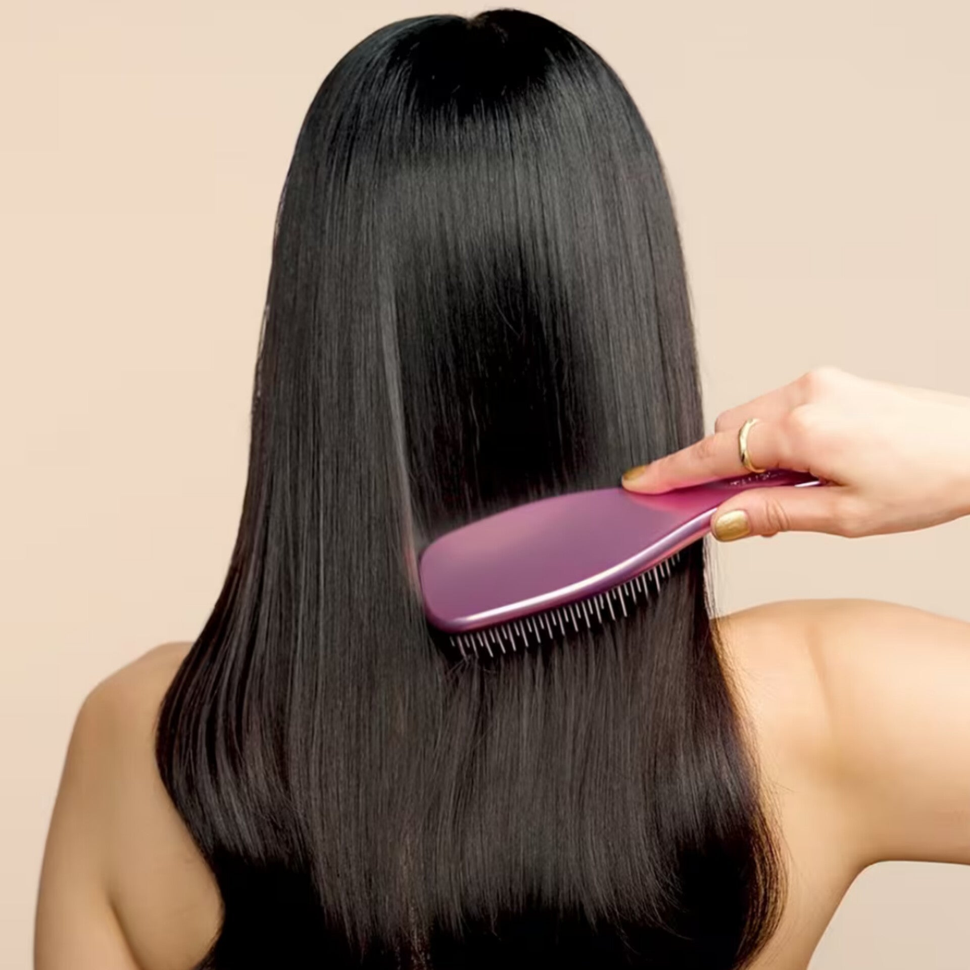 TANGLE TEEZER - The Ultimate Detangler Chrome Brush - réf Champagne Gold