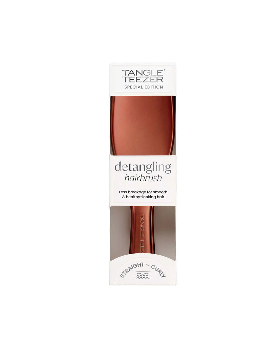 TANGLE TEEZER - The Ultimate Detangler Chrome Brush - réf Choc Bronze