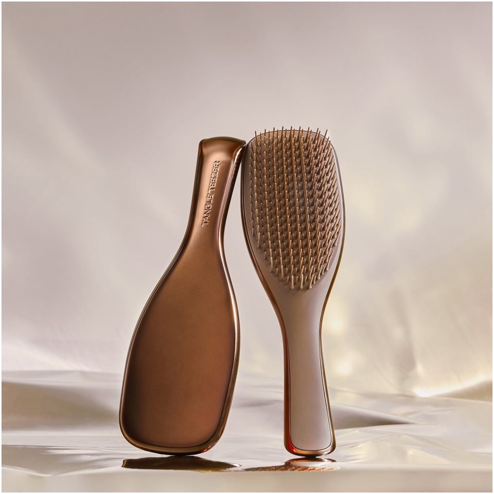 TANGLE TEEZER - The Ultimate Detangler Chrome Brush - réf Choc Bronze