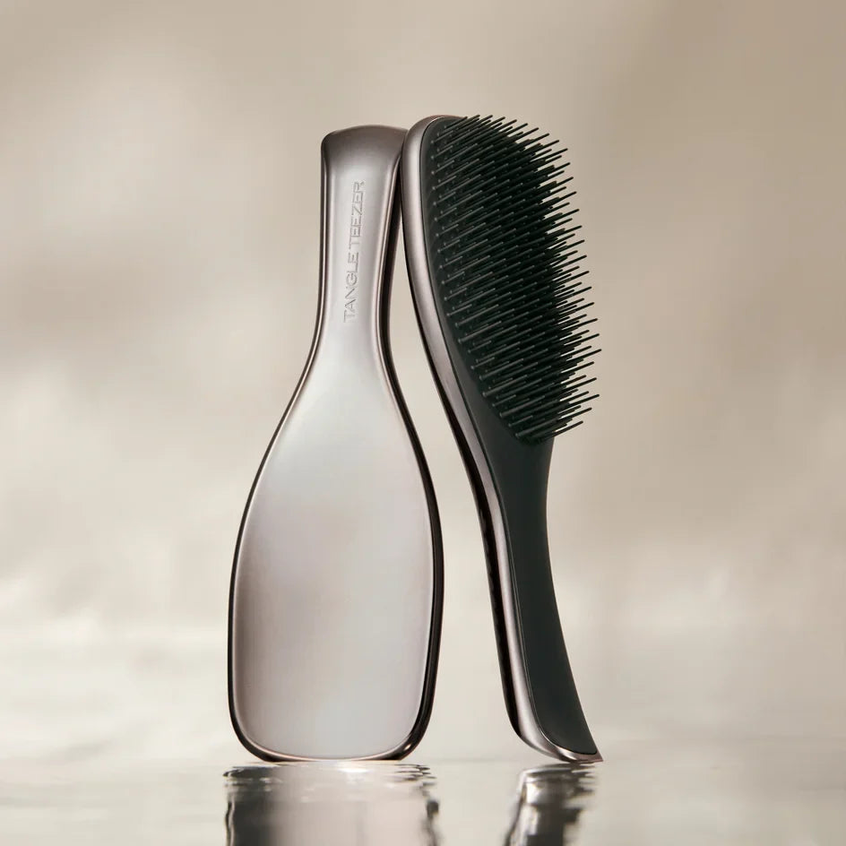 TANGLE TEEZER - The Ultimate Detangler Chrome Brush - réf Midnight Siver