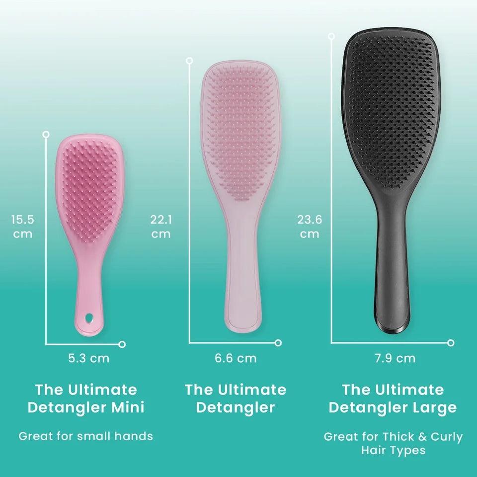TANGLE TEEZER - The Wet Detangling Hairbrush - réf Black/Black