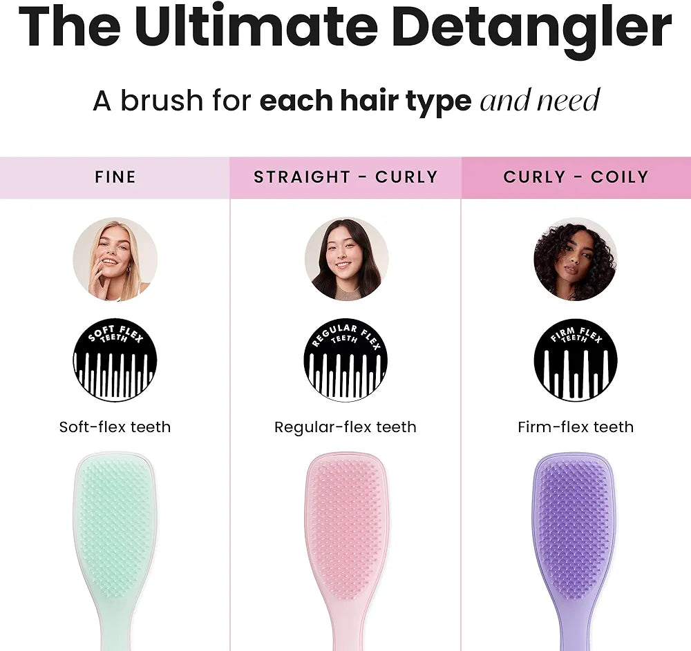 TANGLE TEEZER - Wet Detangling Hairbrush - réf Pink/ Pink