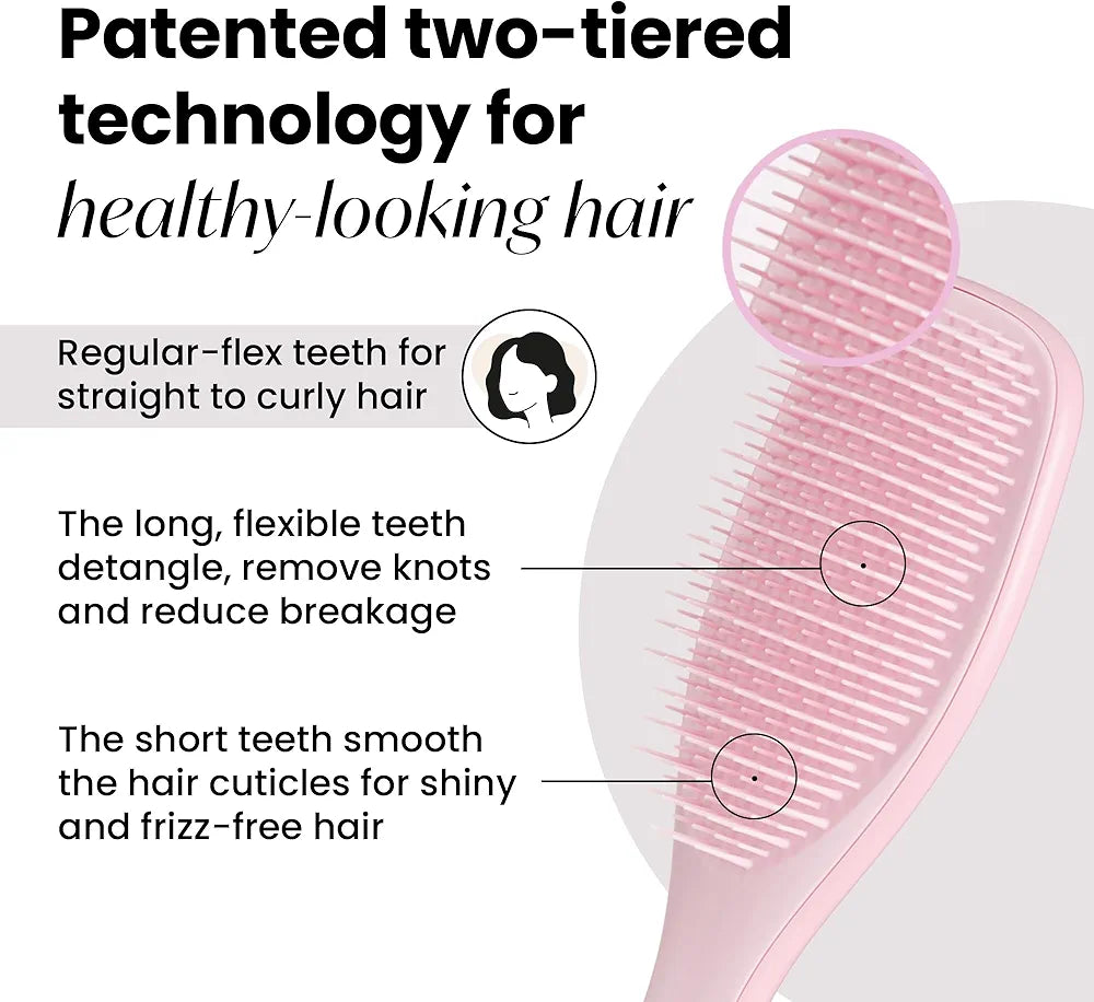 TANGLE TEEZER - Wet Detangling Hairbrush - réf Pink/ Pink