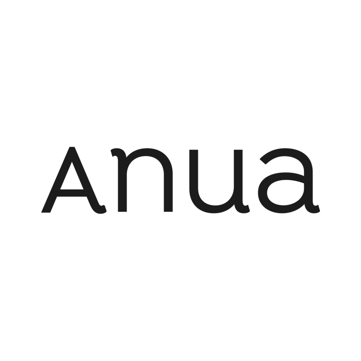 Texte du logo « Anub » noir.