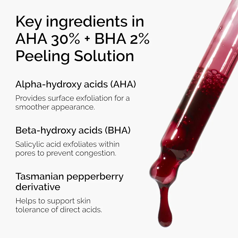 THE ORDINARY - AHA 30% + BHA 2% Solution de Peeling 30ml