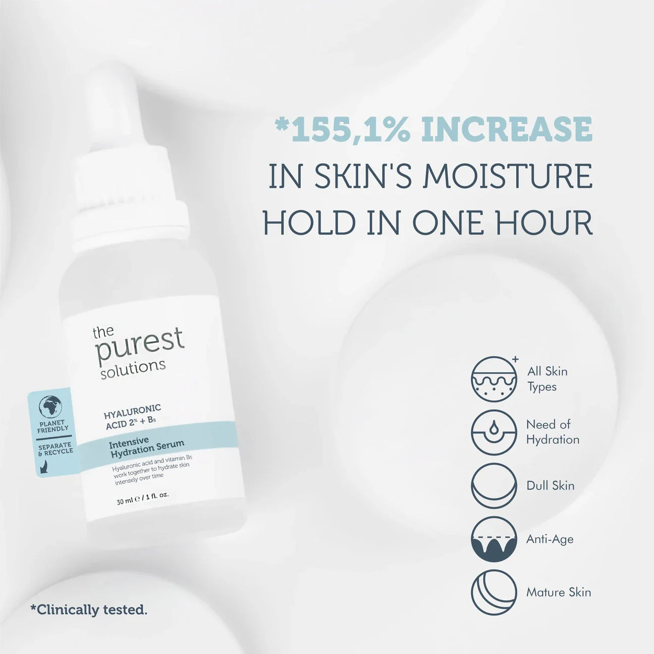THE PUREST SOLUTIONS - Hyaluronic Acid 2% + B5 - 30ml