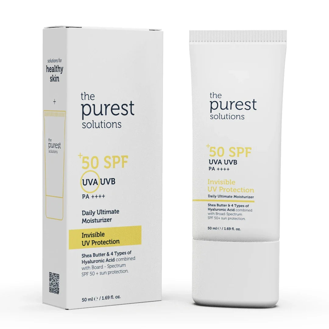 THE PUREST SOLUTIONS - Invisible UV Protection Daily Intensive Moisturizer SPF 50 SPF Sunscreen - 50ml