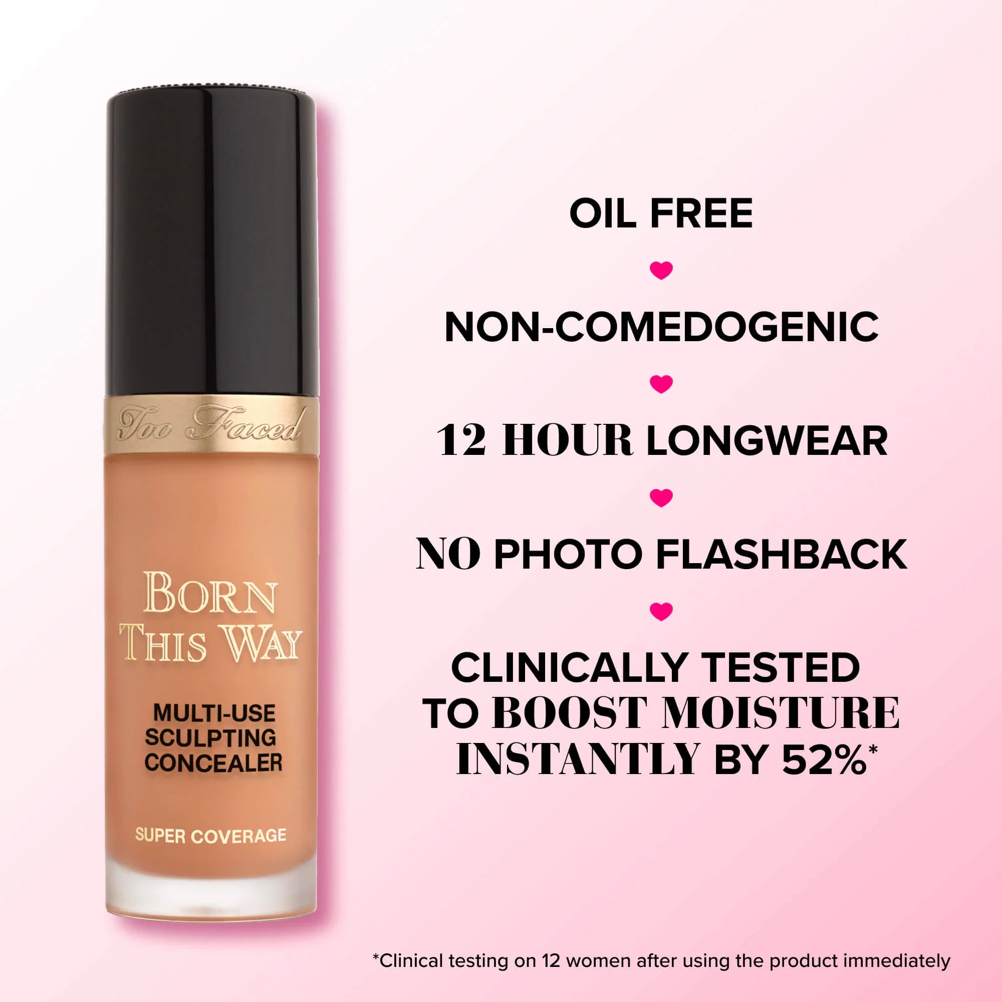 TOO FACED - BORN THIS WAY SUPER COVERAGE CONCEALER - réf Swan