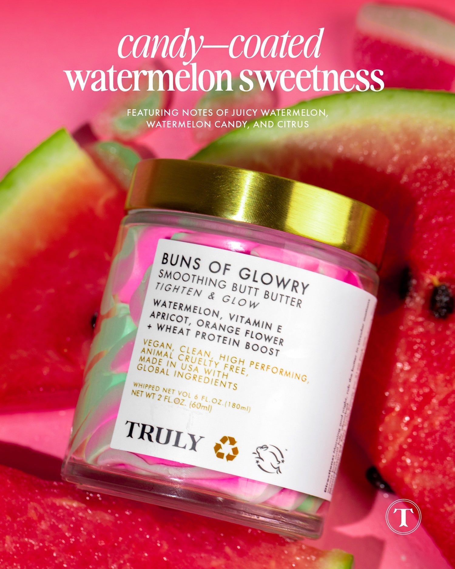 TRULY - Buns Of Glowry Smoothing Butt Polish - 60g