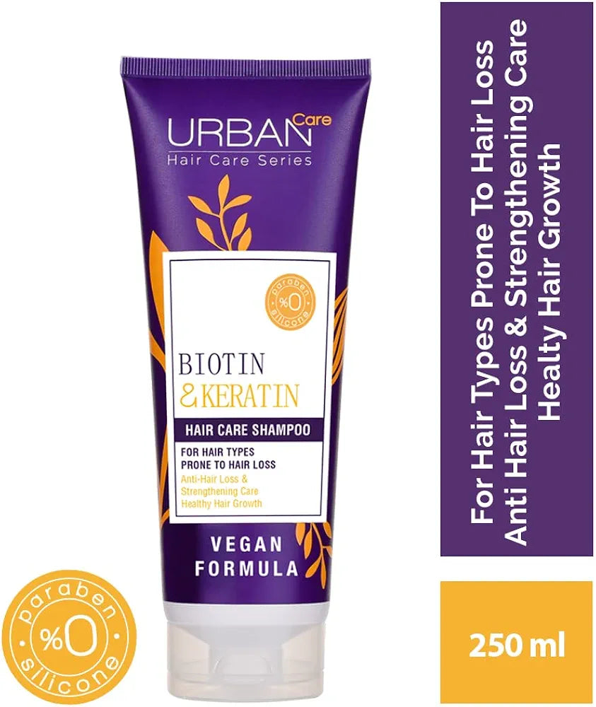 URBAN CARE - Duo Shampoo et Conditioner Biotin & Keratin  - 250ml